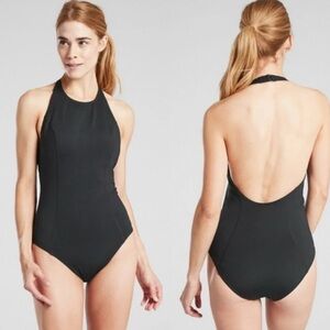Athleta Black One-Piece Swimsuit